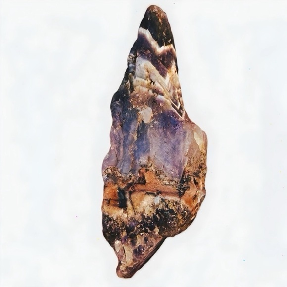 Natural Stone aurelite Canadian chevron super 23 Dream Amethyst Crystal - Picture 2 of 15